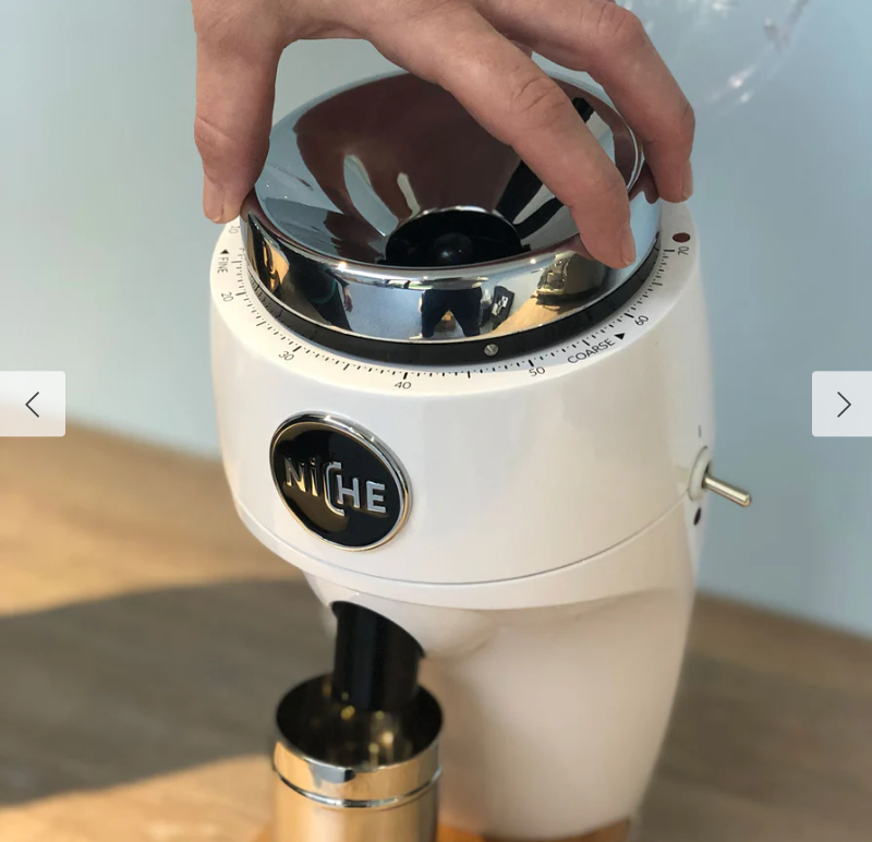 Niche Duo Coffee Grinder (Espresso White) Electric Grinder