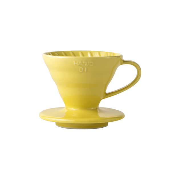 Hario V60檸檬黃01彩虹磁石濾杯 Coffee Dripper Ceramic