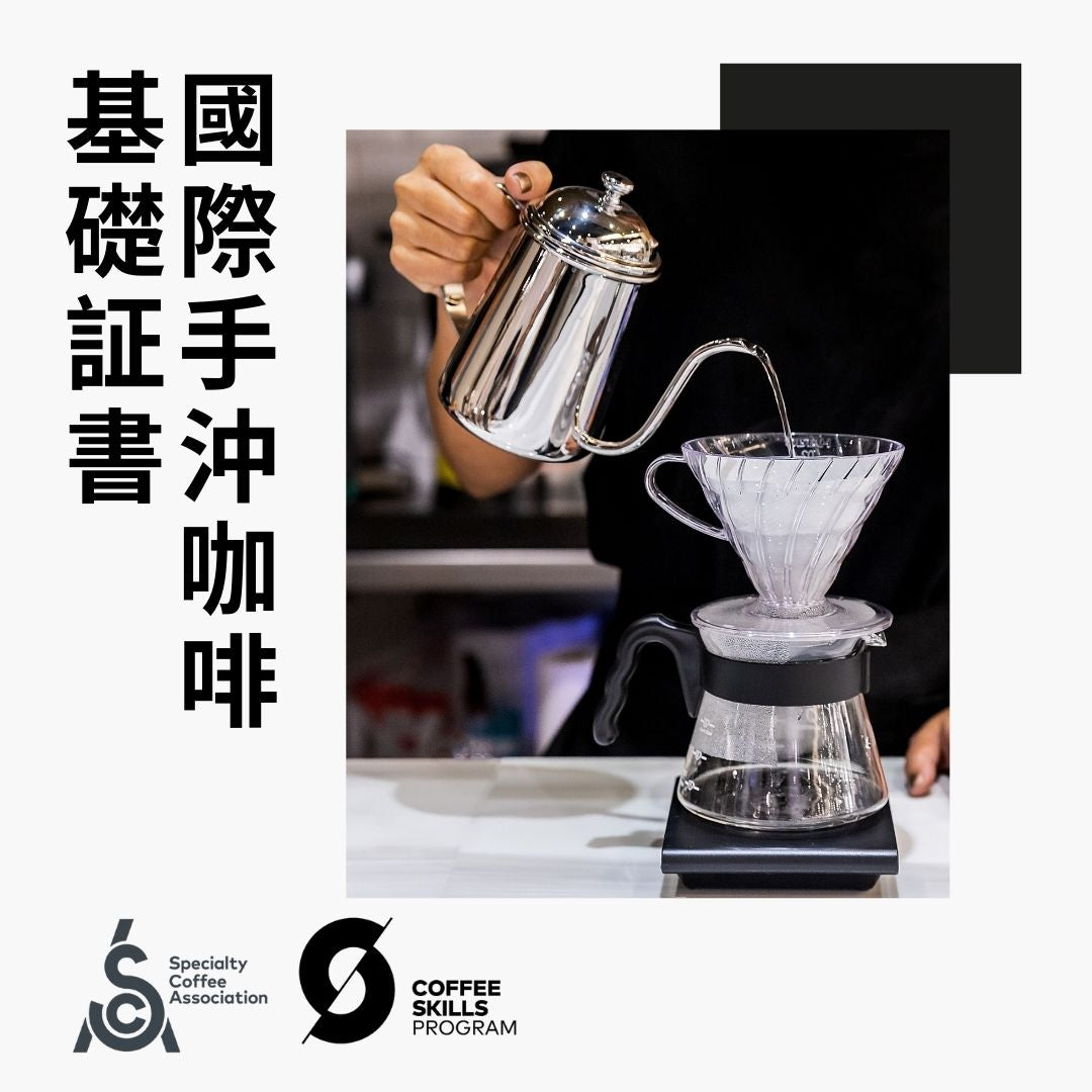 SCA Brewing Foundation 精品咖啡協會國際証書課程 手沖咖啡基礎証書課程 緣月咖啡
