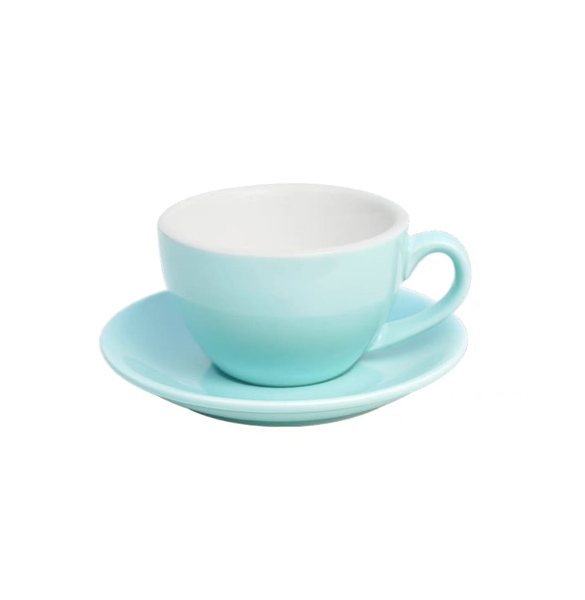 拿鐵拉花杯 亮光天藍 Latte Coffee Art Cup Light Blue