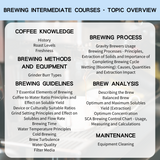 SCA Brewing Intermediate 精品咖啡協會國際証書課程 手沖咖啡中級証書課程