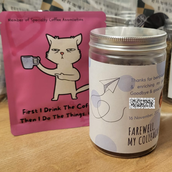 散水餅+咖啡掛耳包 MOQ60 Farewell Cookies+Coffee Drip Bag