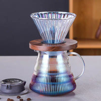 手沖幻彩玻璃咖啡壺 300ML Rainbow Glass Coffee Pot 300ml