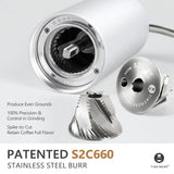 泰摩 C3 Max 白色 手搖磨豆機 TIMEMORE Manual Coffee Grinder Chestnut C3 Max White