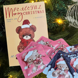 聖誕熊熊咖啡卡通掛耳包套裝 8件 Xmas Bear coffee cartoon drip bag set of 8pcs