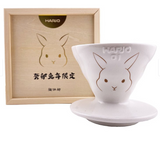 Hario X 陶作坊 V60 01 立體兔子限定濾杯 Limited Rabbit Lin's Ceramics Studio Coffee Dripper VDCR-01-RW
