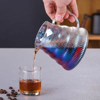 Rainbow Glass Coffee Pot 300ml