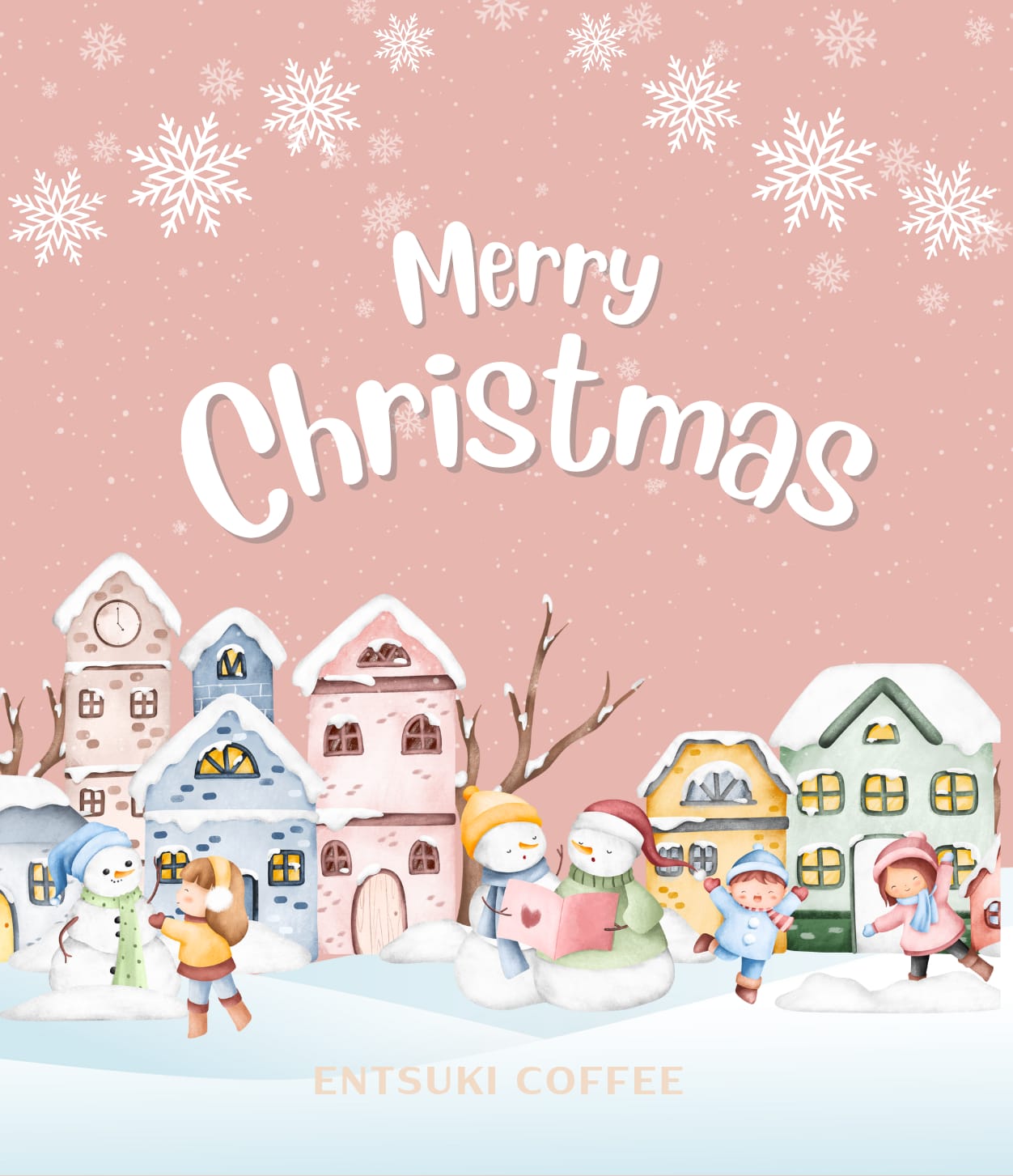 聖誕咖啡掛耳包8個套C 派禮+小鎮 Xmas Coffee Drip Bag 8packs Combo C Gift Santa+Snow Town