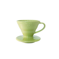 Hario V60萊姆綠01彩虹磁石濾杯 Coffee Dripper Ceramic