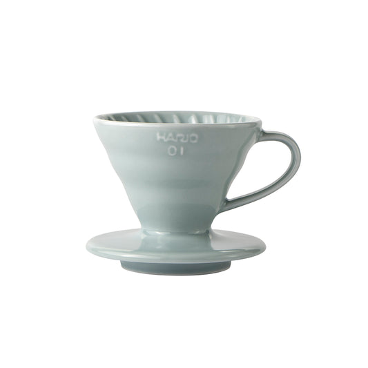 Hario V60 Elegant Gray 01 Rainbow Magnetic Filter Cup Coffee Dripper Ceramic