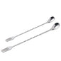 Steel bar spoon set