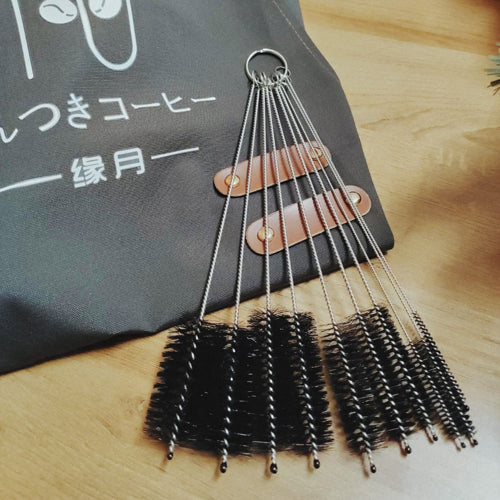 Brush set for espresso machine