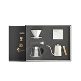 白色手沖咖啡工具禮盒套裝 l 手沖濾杯套裝 White Pour Over Coffee Tools Gift Box Set l Pour Over Filter Set