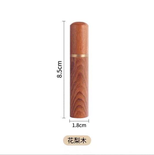 Rosewood Covered Needle Powder DistributorRosewood Covered Needle Powder Distributor