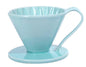 CAFEC Petal Ceramic Filter Cup-Blue