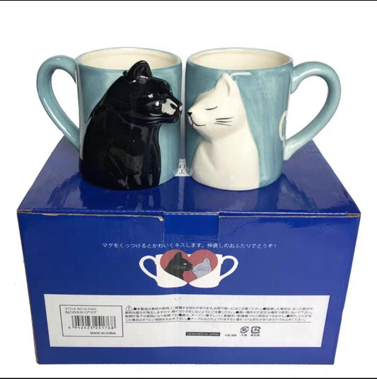 Cute cat coffee pair cup Cute cat coffee pair cup