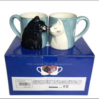 可愛貓咪咖啡對杯 Cute cat coffee pair cup
