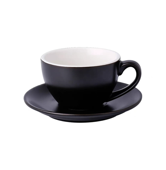 Latte Coffee Art Cup Light Black